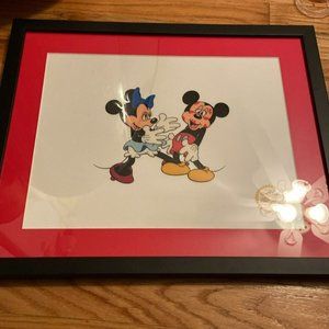 Limited edition walt Disney serigraph mickeys suprise party